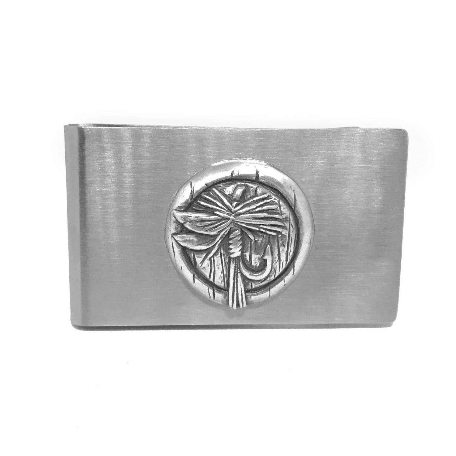 Fly Fishing Lure Money Clip stainless steel western fashion money clip wallet gift for him Boltranchstore.com free shipping