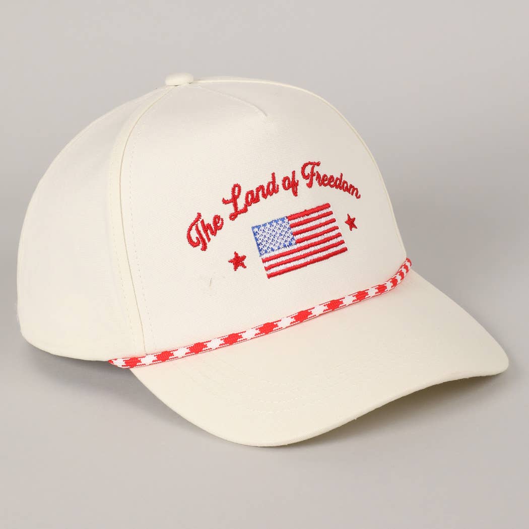 The Land of Freedom Flag Hat