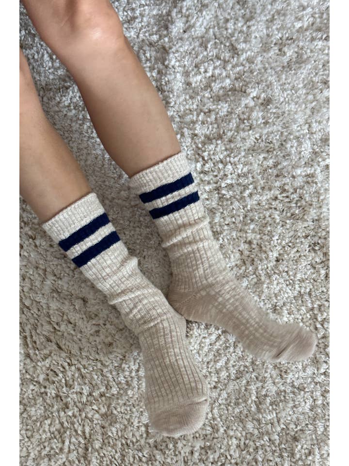 Le Bon Cottage Varsity Socks