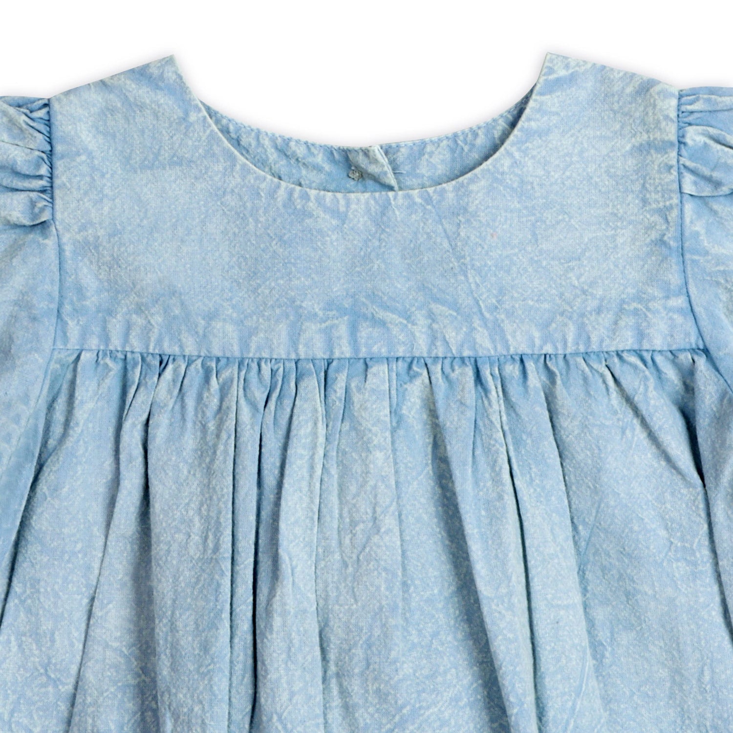 Aspen Denim Washed Baby Romper