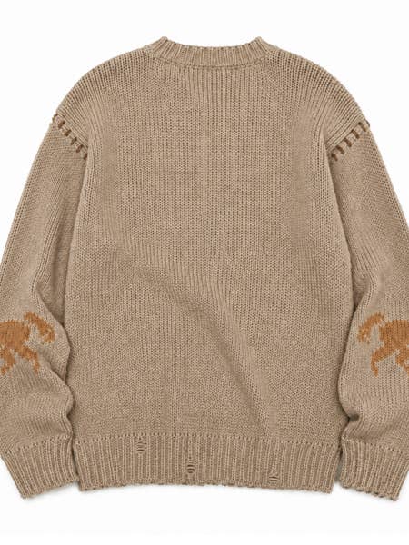 Woodland Horse Intarsia Sweater