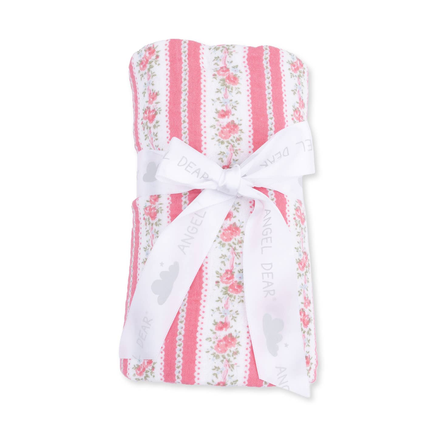 Suzie Floral Stripe Swaddle Blanket