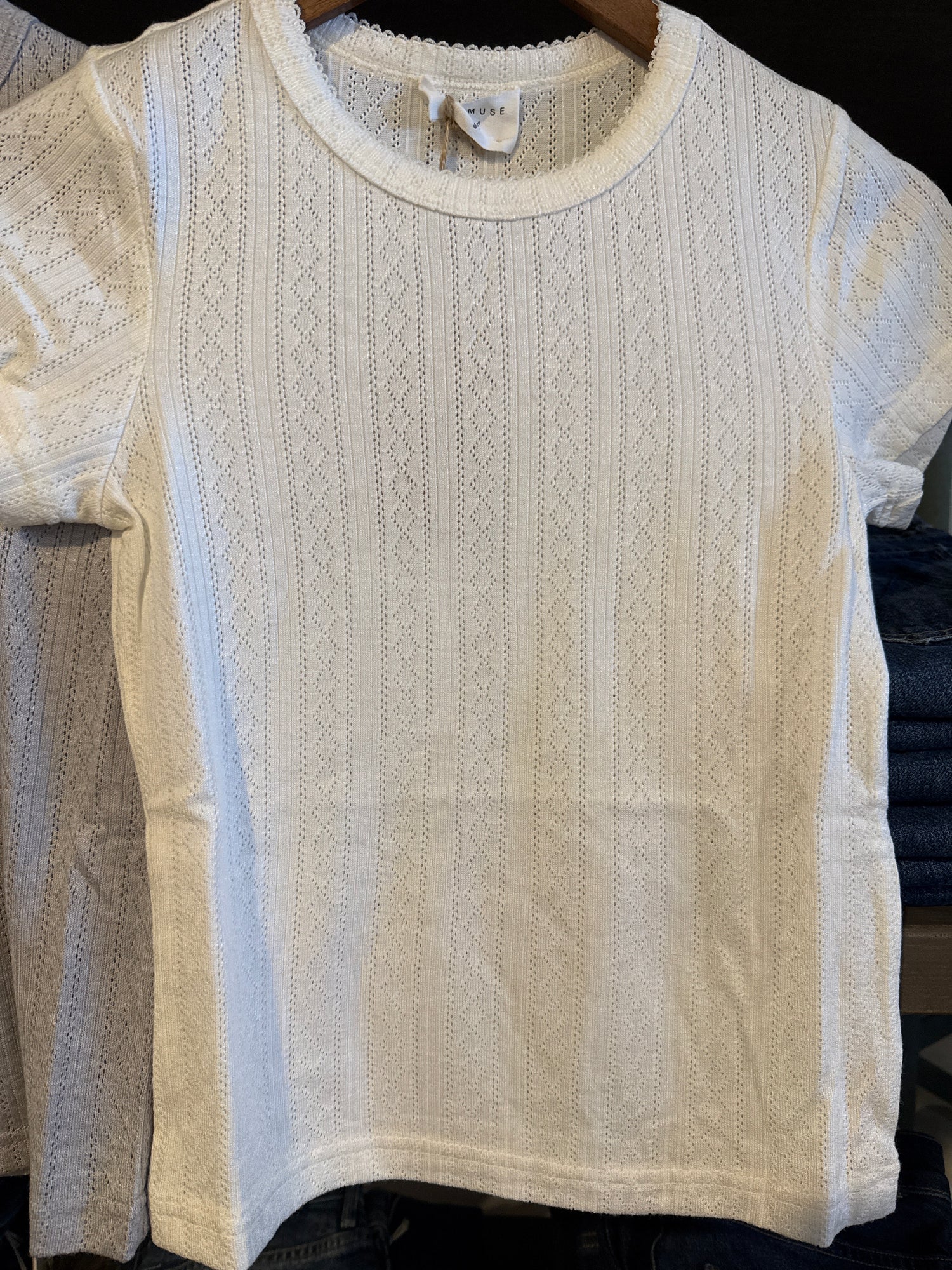 Pauline Pointelle Top