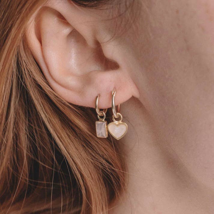 Pearly Heart Charm