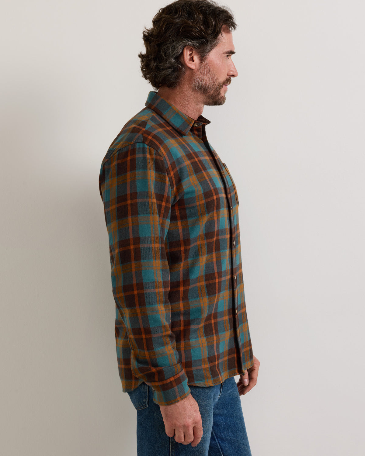 Pendleton Mens Plaid Cotton Fremont Flannel Shirt soft cotton layering shirt for fall ranch work and weekends in Park City and Kamas