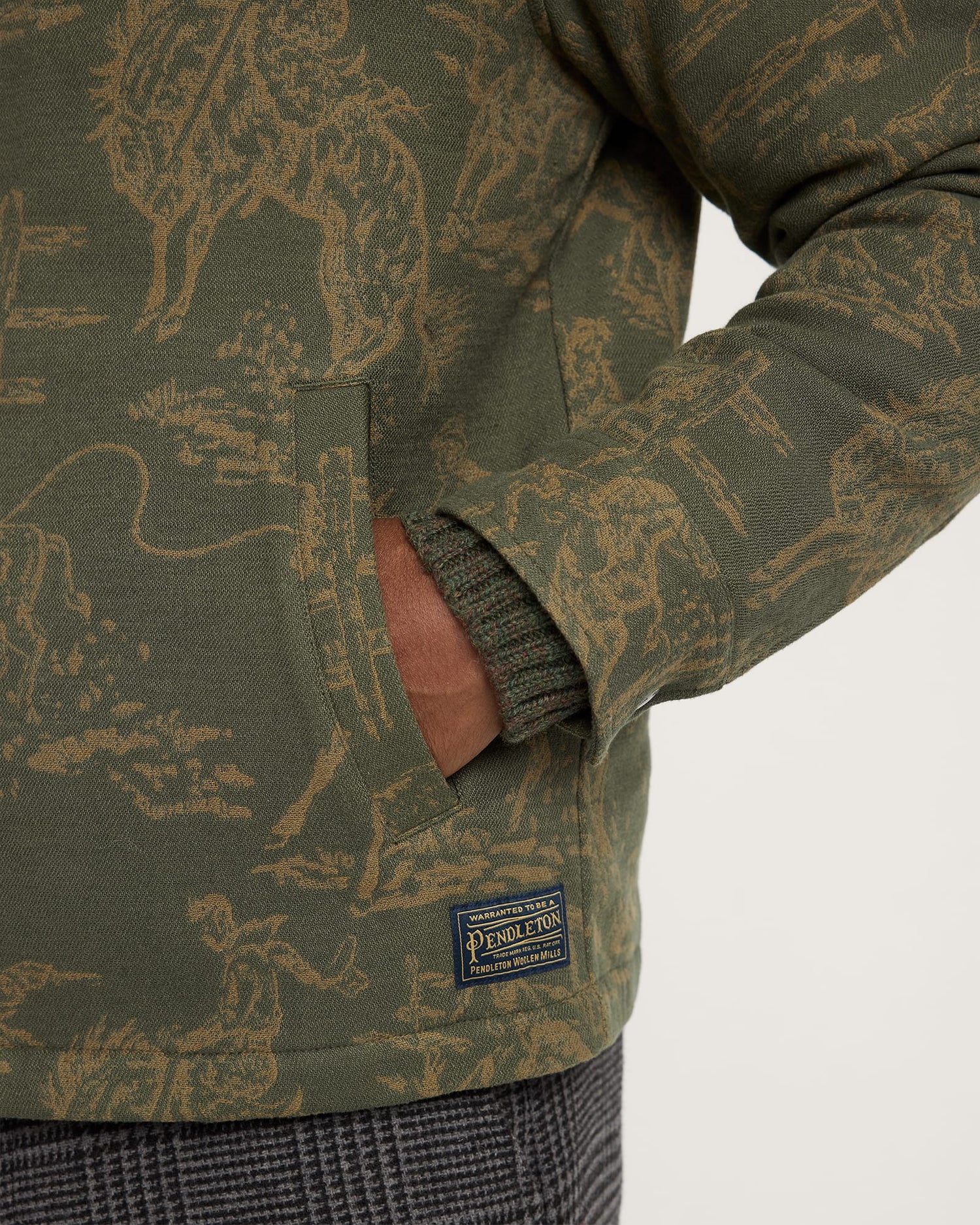 Pendleton Mens Quilted Chamois Work Jacket