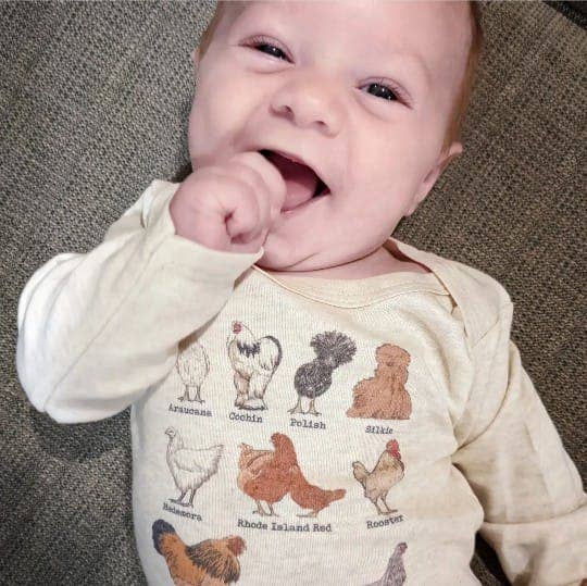 Chicken Breeds Infant Onesie