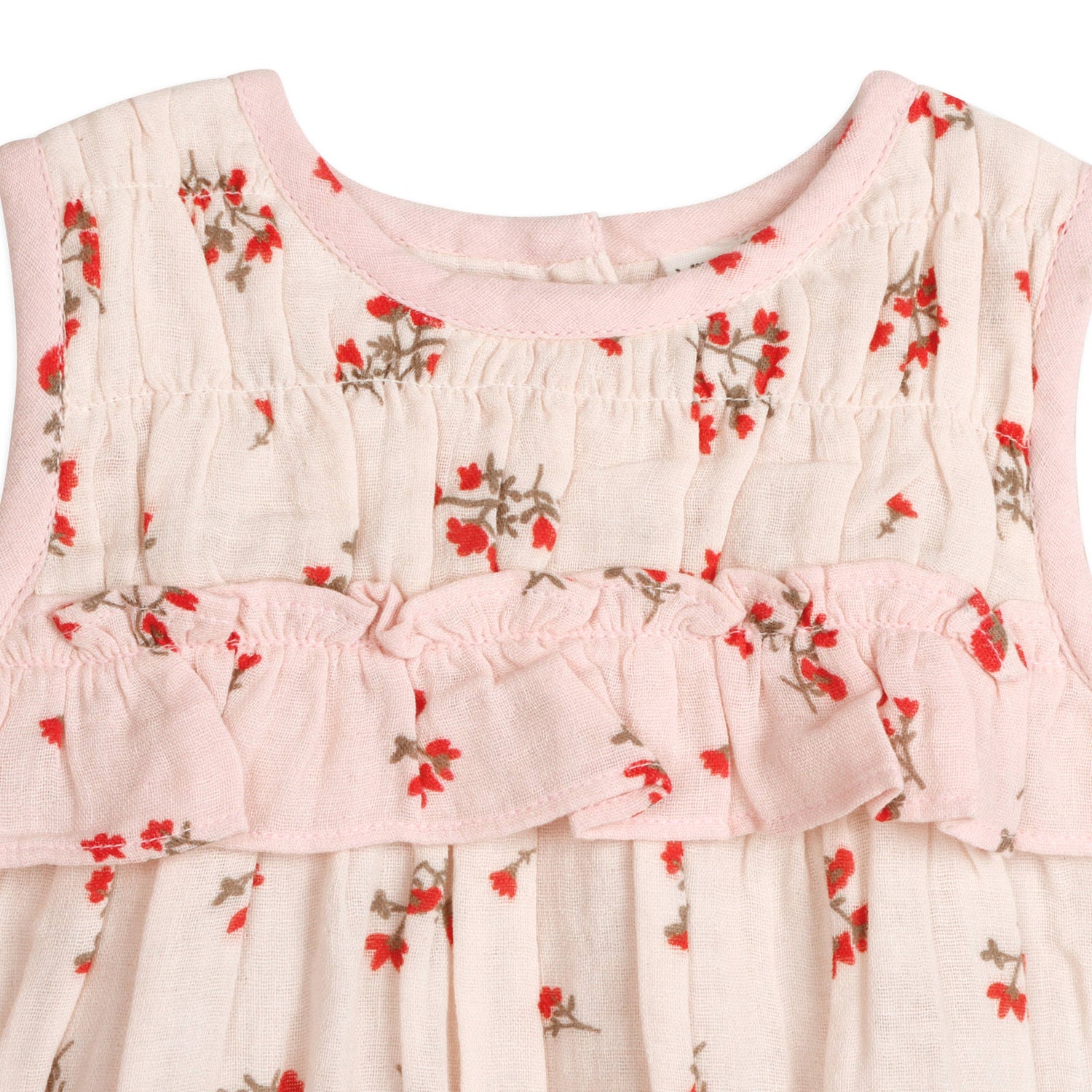 Nora Floral Baby Romper with Headband