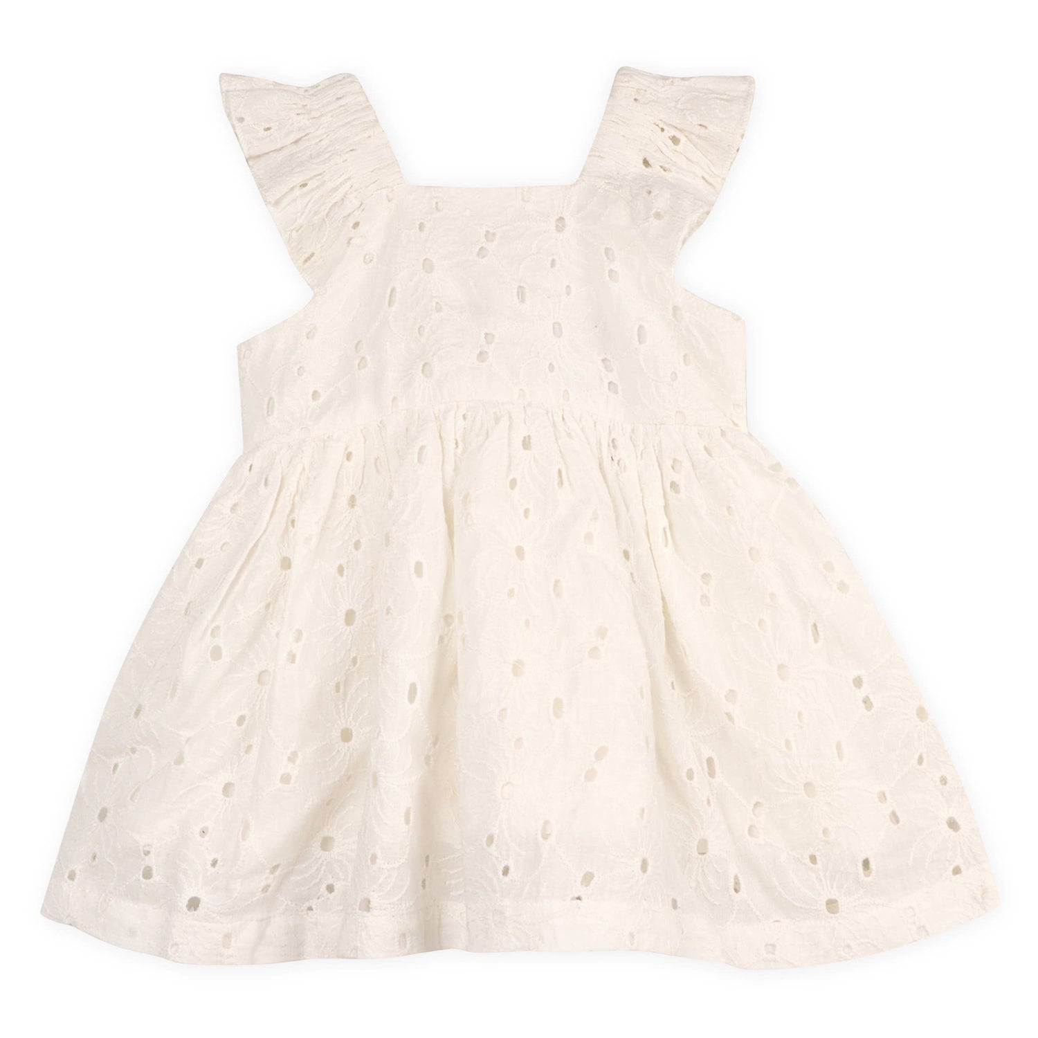 Lily Schiffli Floral Baby Girl Dress and Bloomer