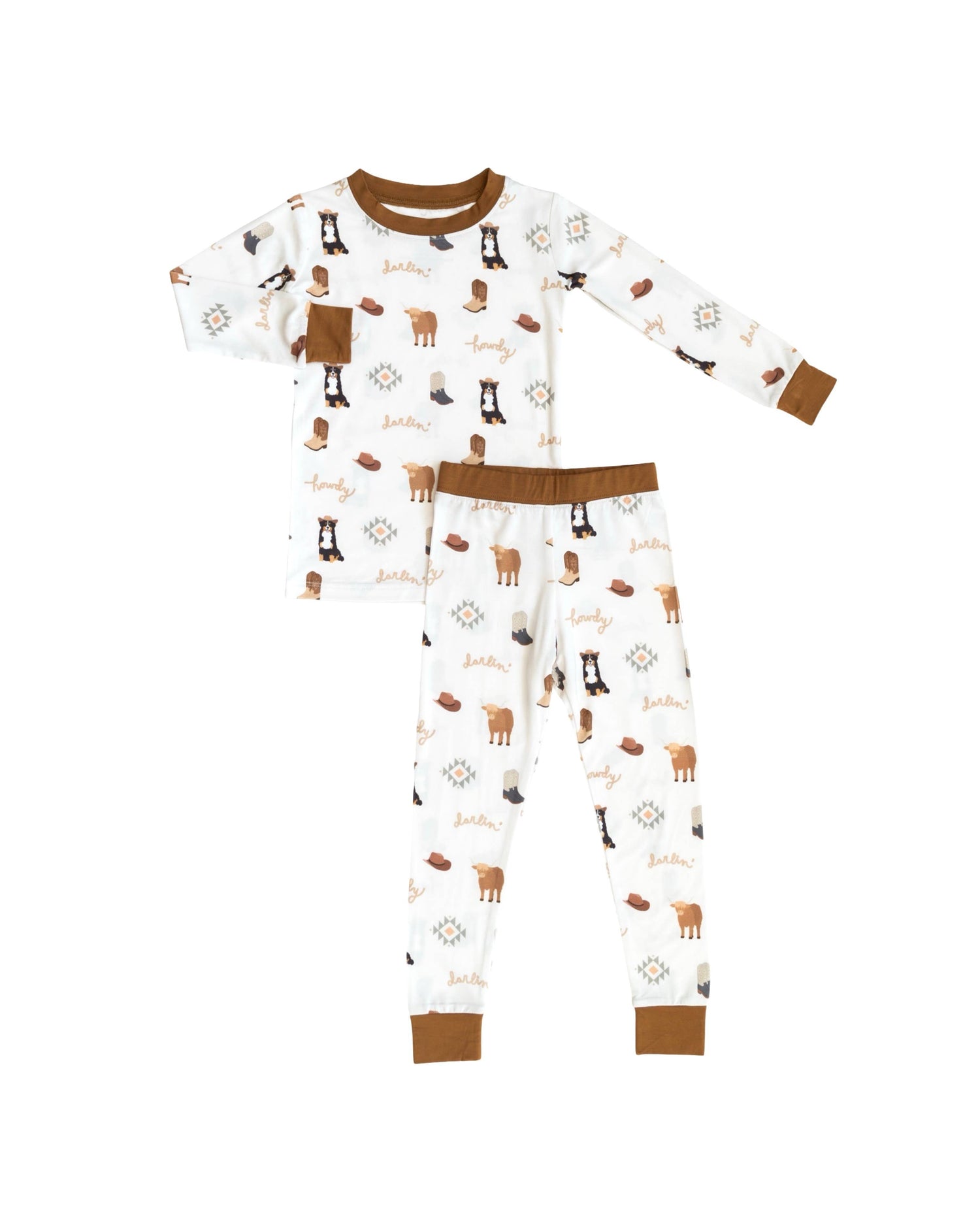 Bedtime Buckaroo 2 Piece Set Pajamas
