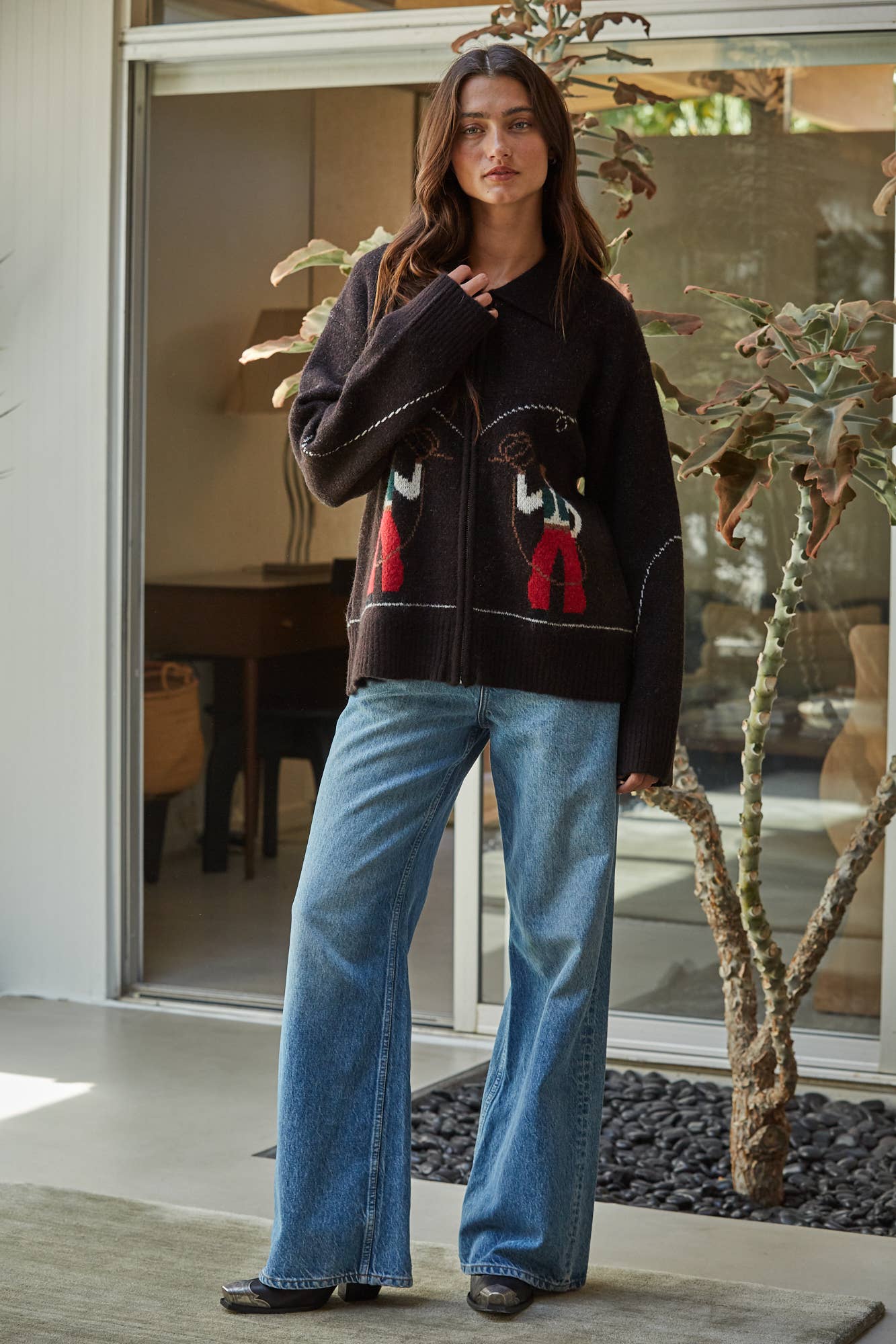 Collette Cowboy Knit Sweater