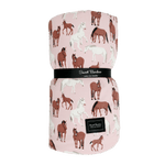 Introduce cloud-like softness to your nursery with the Wild Horses Cloud Blanket free shipping at boltranchstore.com