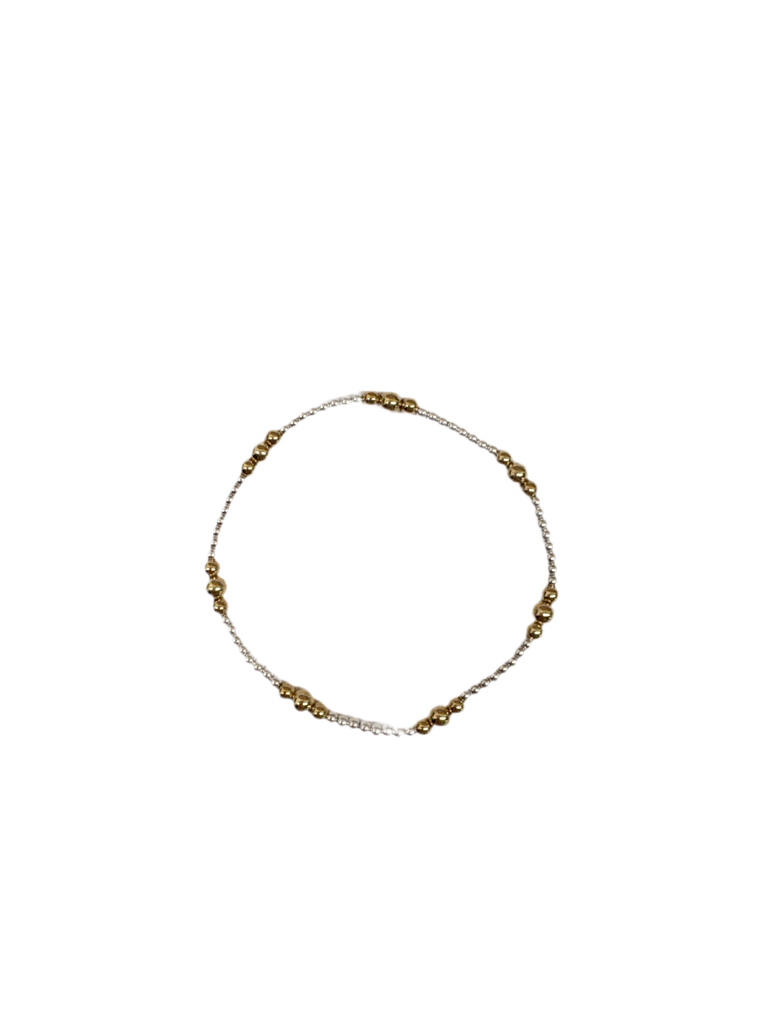 Enewton Mixed Metal Pattern Bead Bracelet