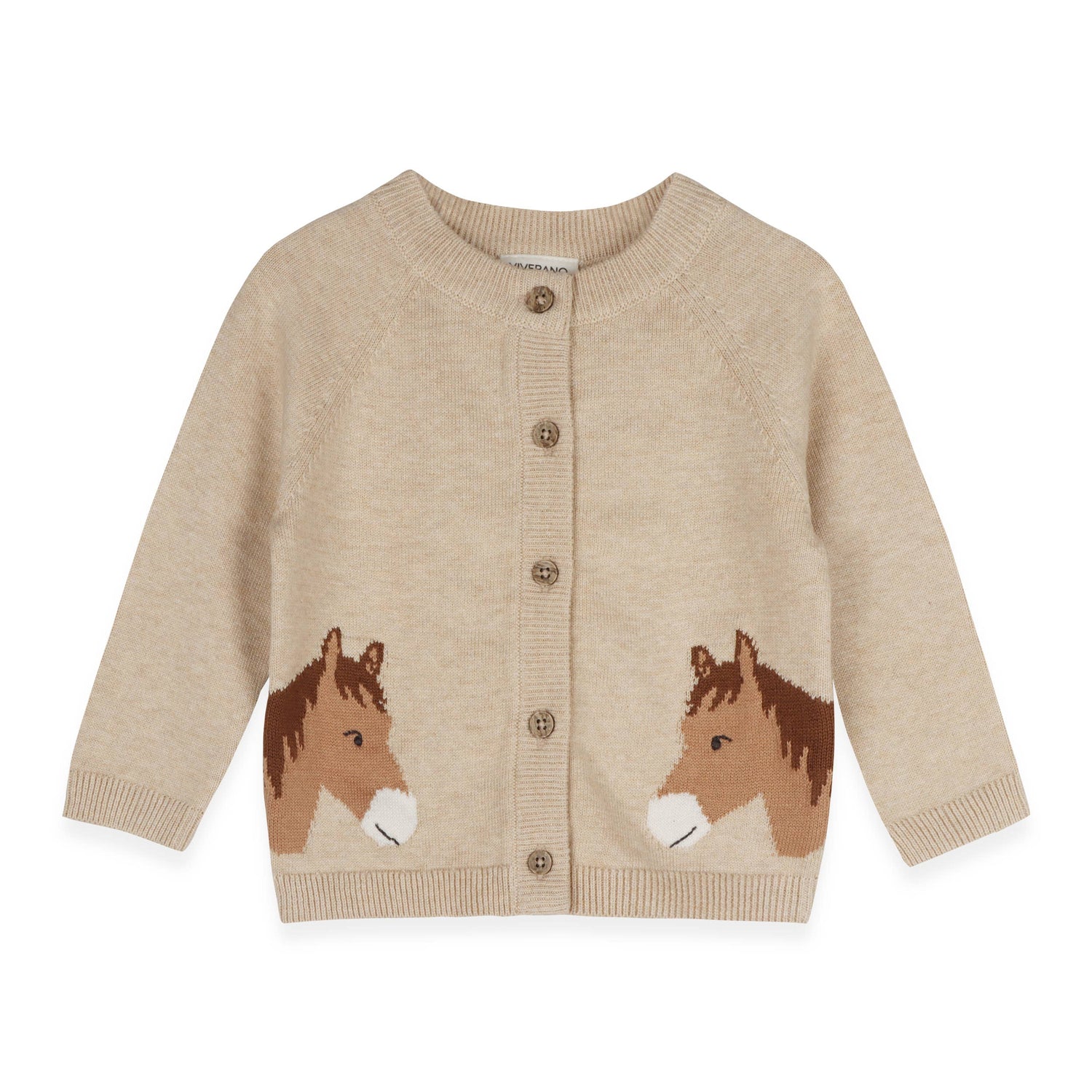 Horse Jacquard Baby Cardigan Horse sweater fall kids boltranchstore.com 