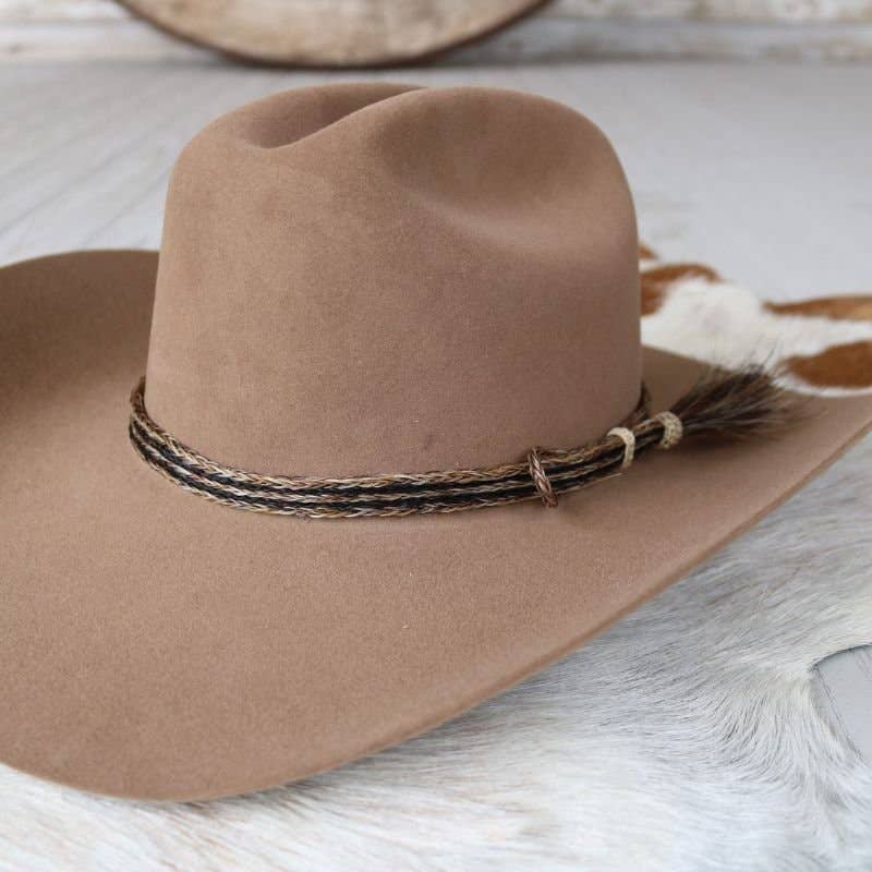 Horsehair Braided Single Hat Band Pacesetter