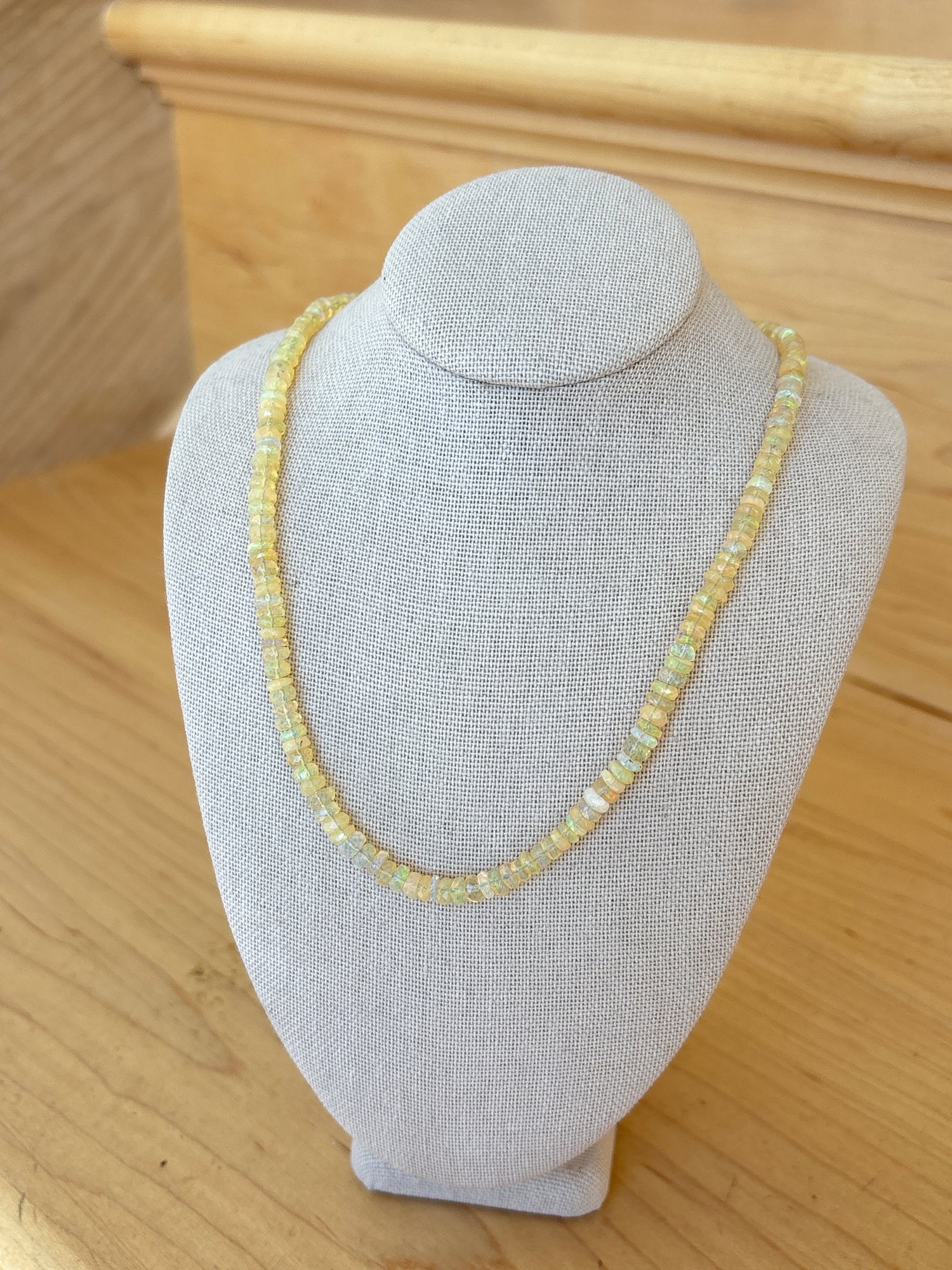 Makhala Rainbow opal Necklace