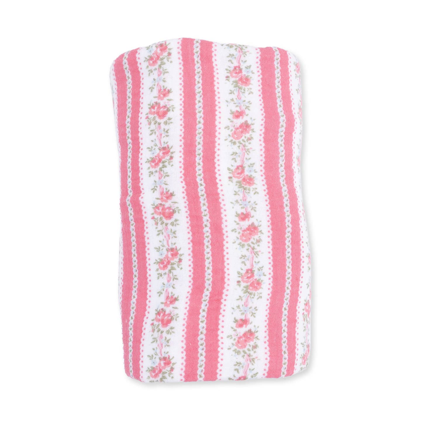 Suzie Floral Stripe Swaddle Blanket