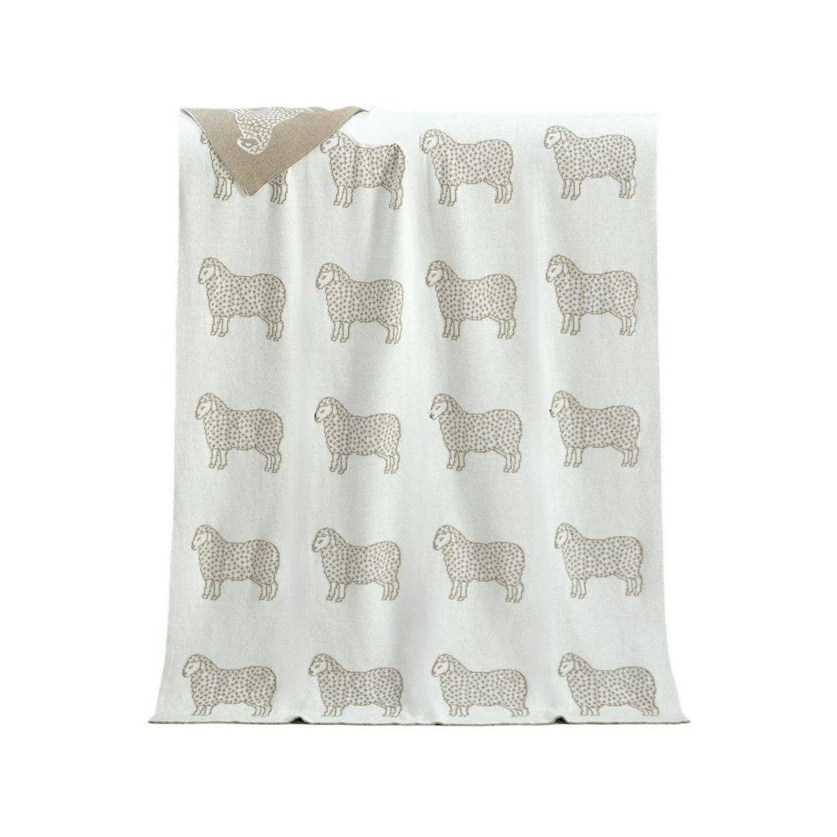 JJ Textile Sheep Cotton Little Blanket