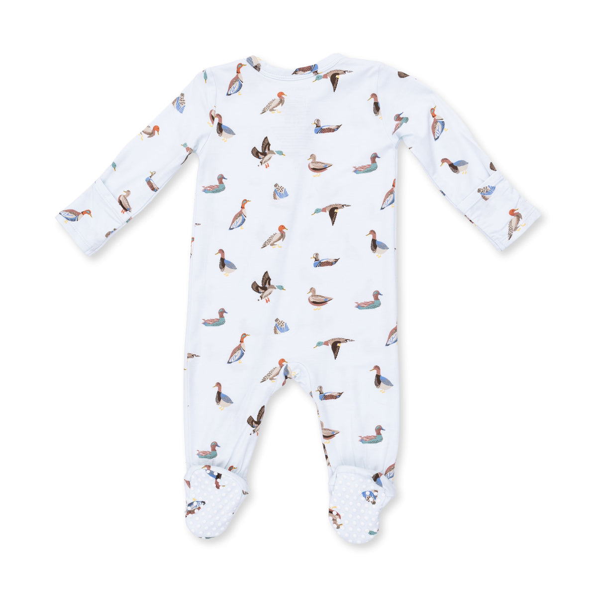 Kids western boutique Utah baby western fashion American Ducks 2 Way Zipper Footie 651F26ADU Boltranchstore.com free shipping