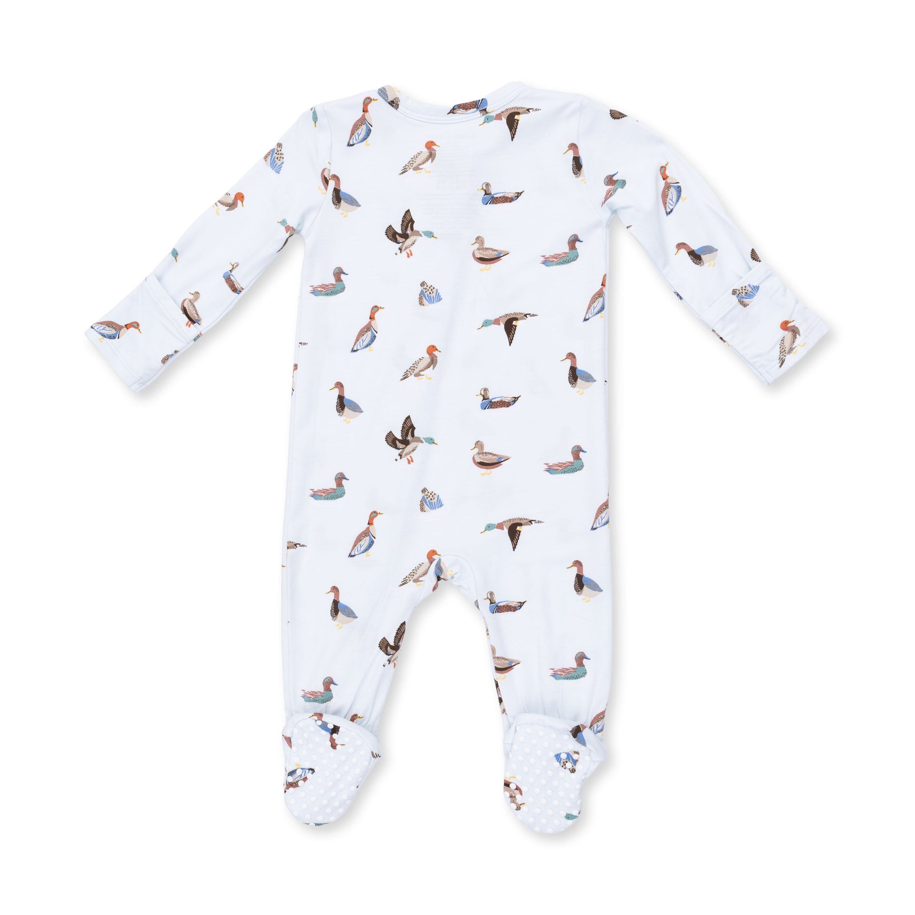 Kids western boutique Utah baby western fashion American Ducks 2 Way Zipper Footie 651F26ADU Boltranchstore.com free shipping