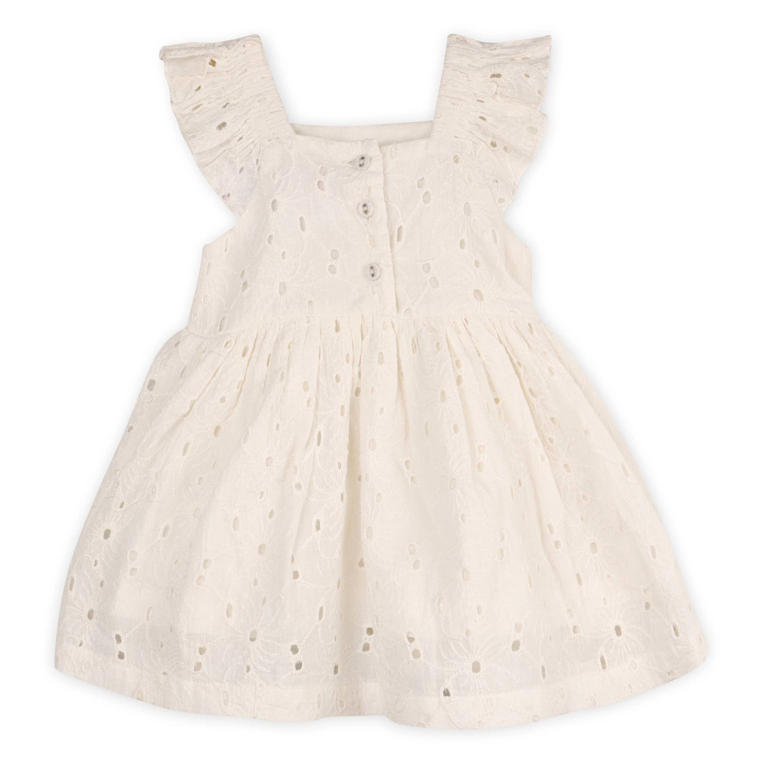Lily Schiffli Floral Baby Girl Dress and Bloomer