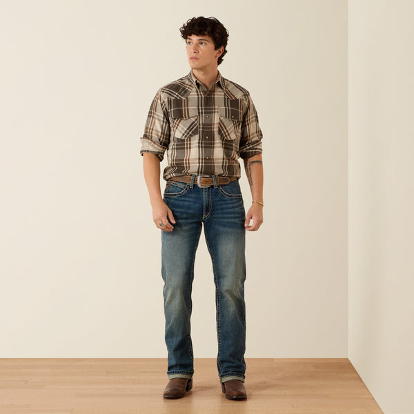 Ariat Mens Retro Howell Fitted Snap Shirt