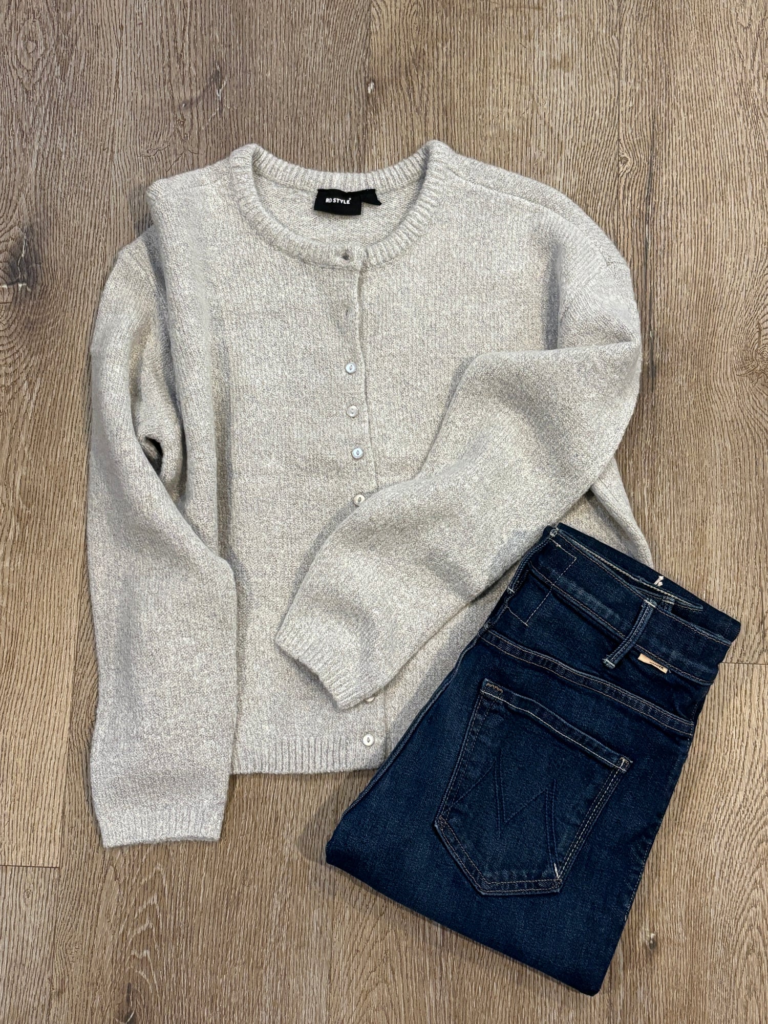 Zoey Crew Neck Cardigan