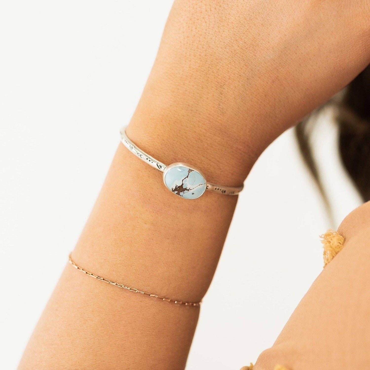 Stamped Sand Hill Cuffs