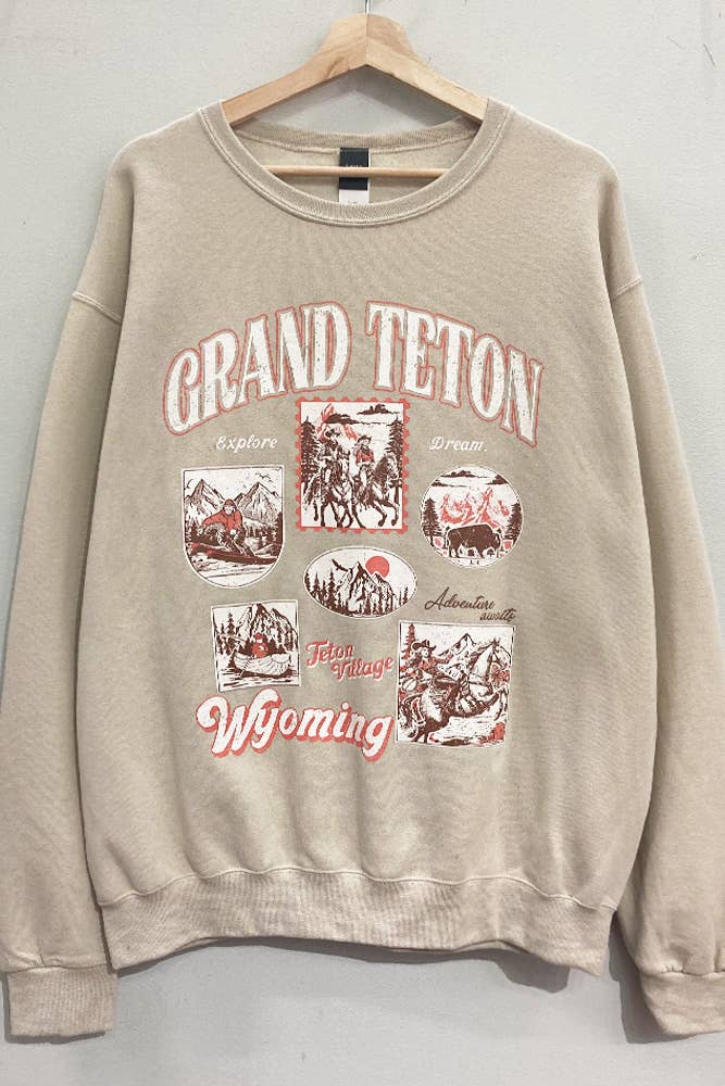 Grand Teton Adventure Crewneck