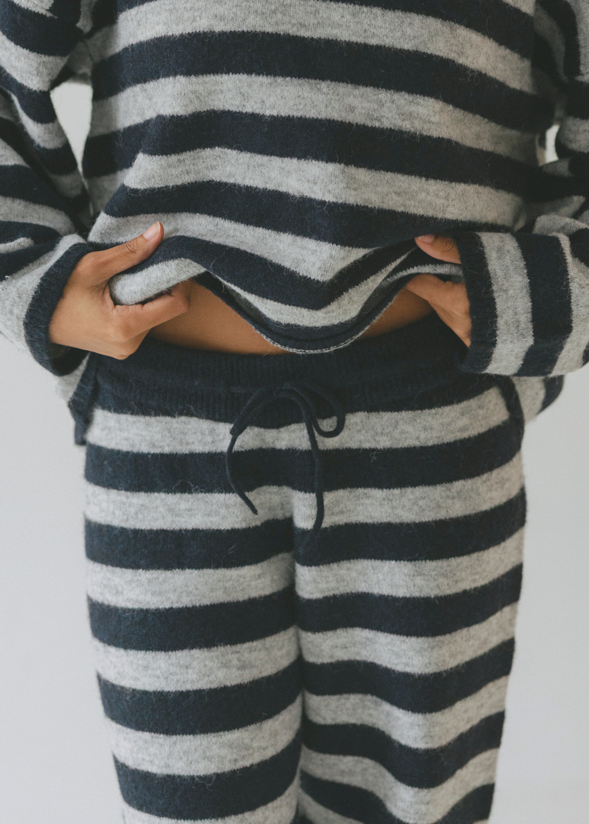 Veronica Striped Knit Pants