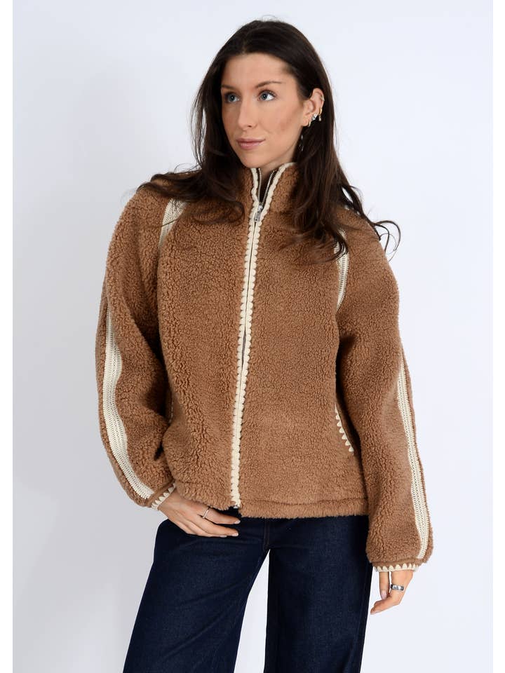 Nikita Sherpa Zip Front Jacket