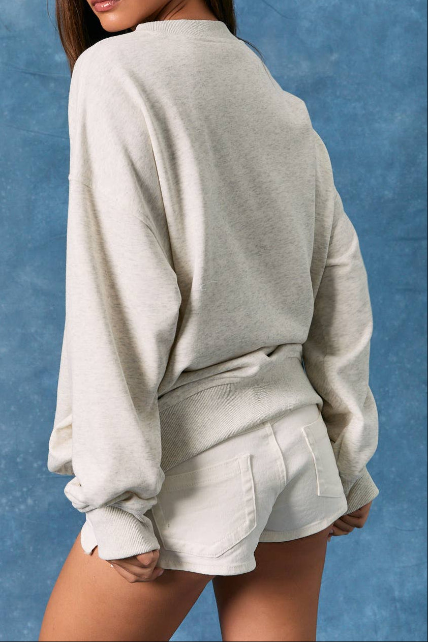 USA Oversized Crew Neck
