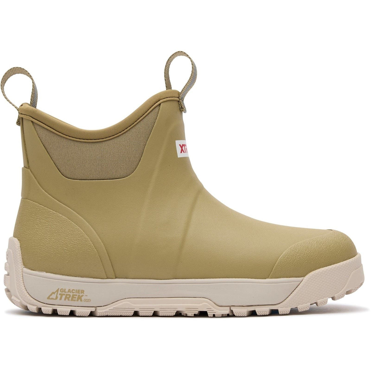 XTRATUF Womens Ice Fleece Lined Ankle Deck Boot Sea Kelp lightweight build with molded sidewall and cushioned sole western fashion