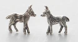 Donkey Earrings - sterling silver Natural History