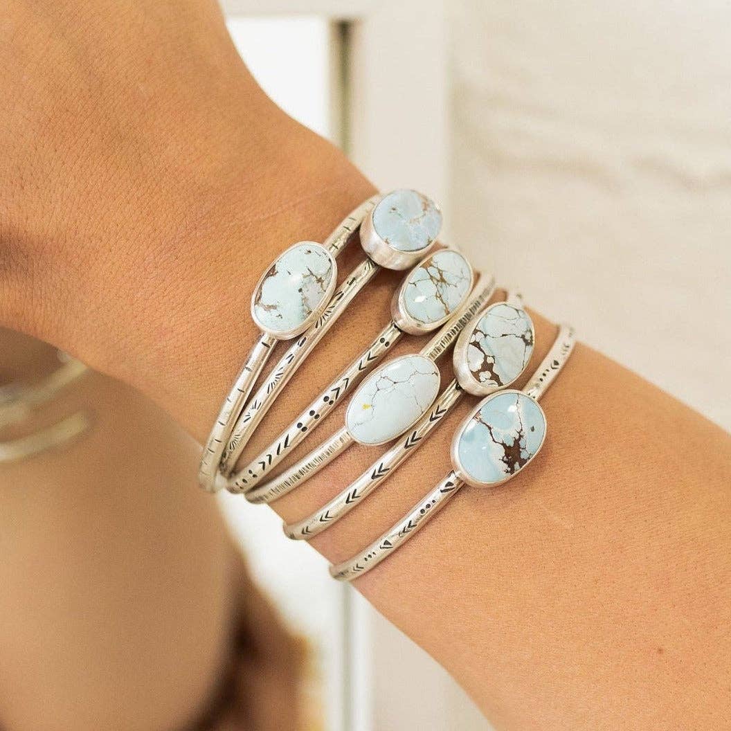 Stamped Sand Hill Cuffs