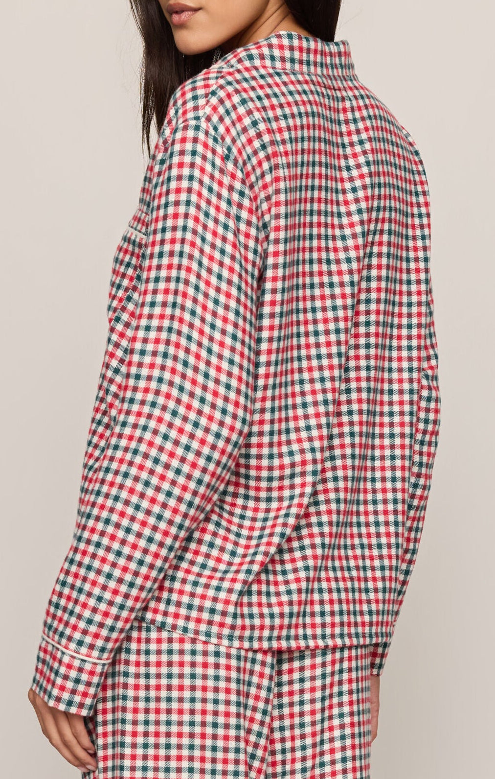 Z Supply Jolly Ruby Red Gingham PJ Top