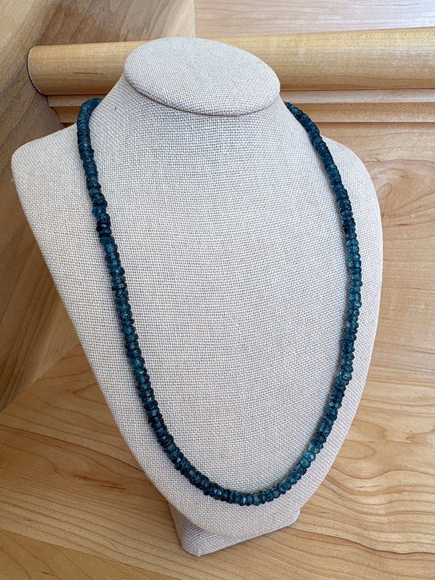 Makhala London Blue Topaz with Diamond Closure