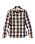 Filson Womens Ranch Shirt Cream Print button adjustable cuffs that roll easily ranch wear Kamas