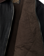 Mens western boutique Utah rodeo apparel Denim Tacoma Jacket Rinsed Black SKU F1420485237 Boltranchstore.com free shipping