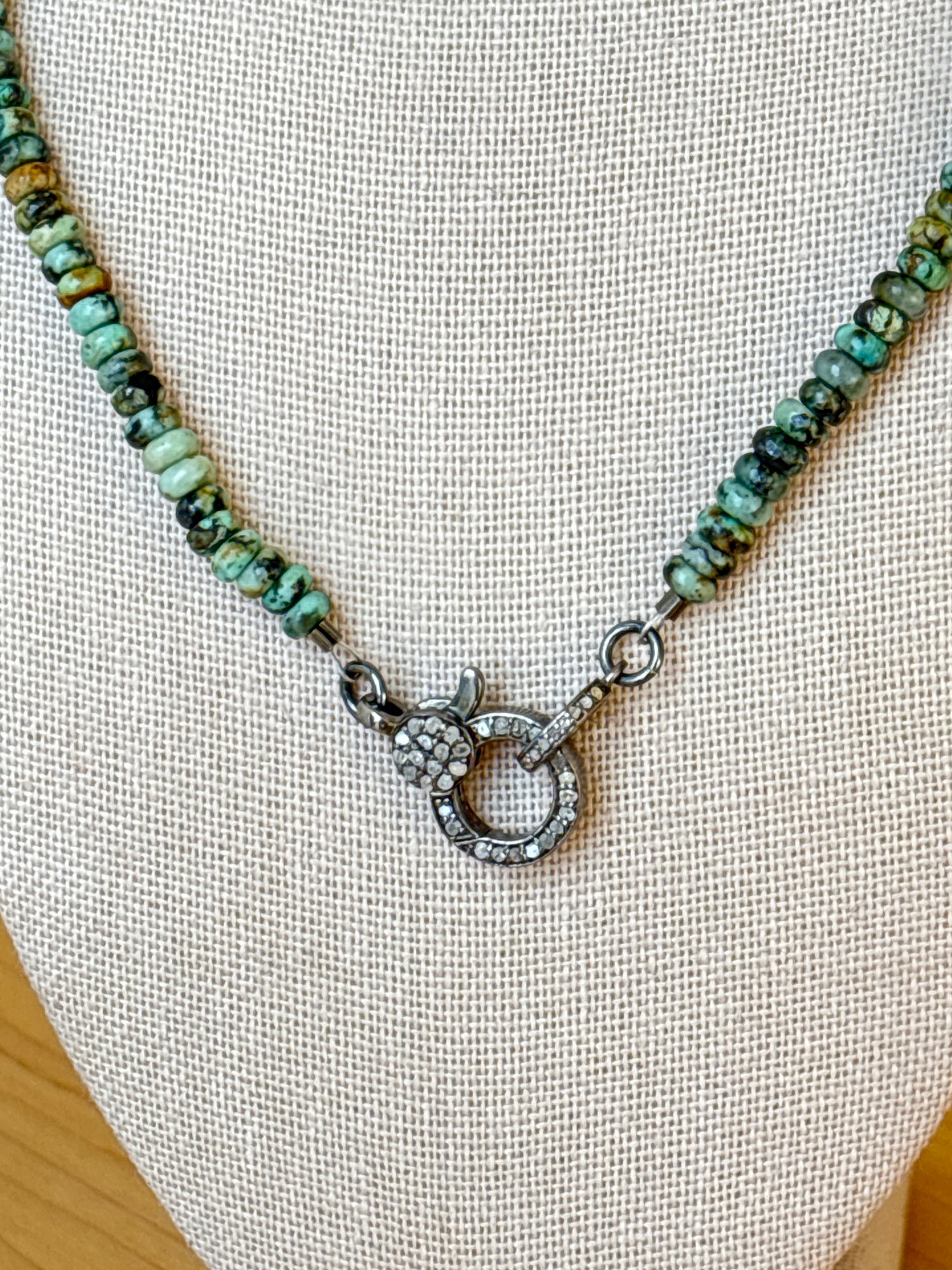Makhala Natural Green African Turquoise
