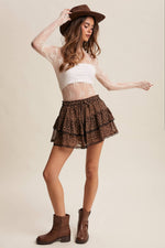 Listicle Sheer Lace Long Sleeve Top Ecru romantic everyday top with a felt hat and western boots Kamas