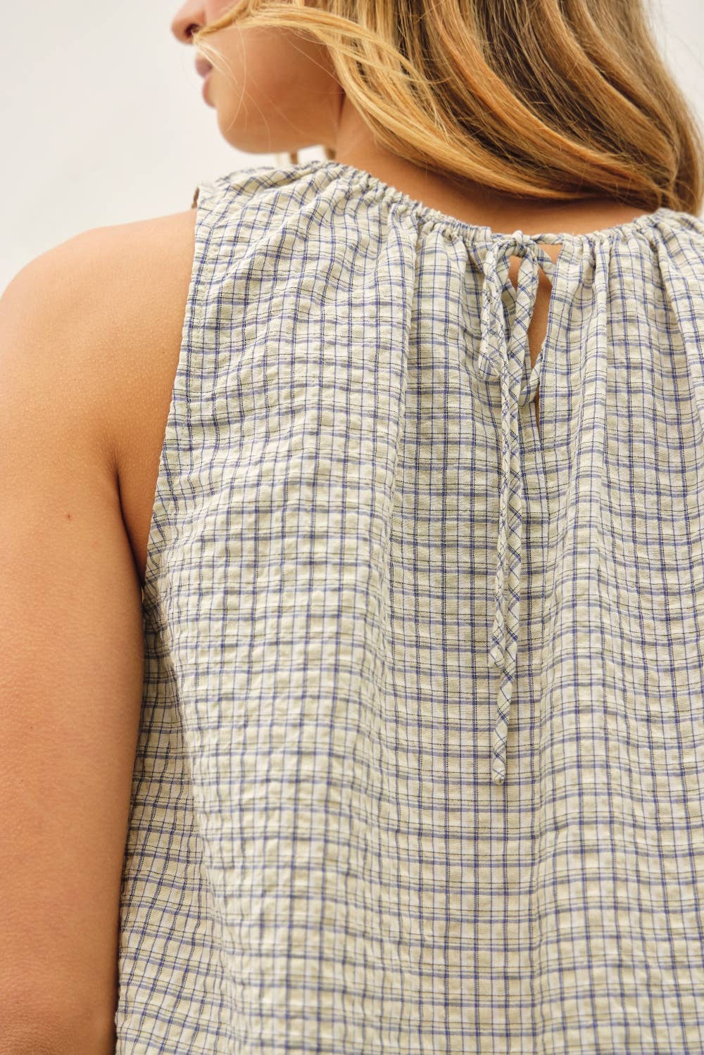 Rue Womens Sleeveless Blouse
