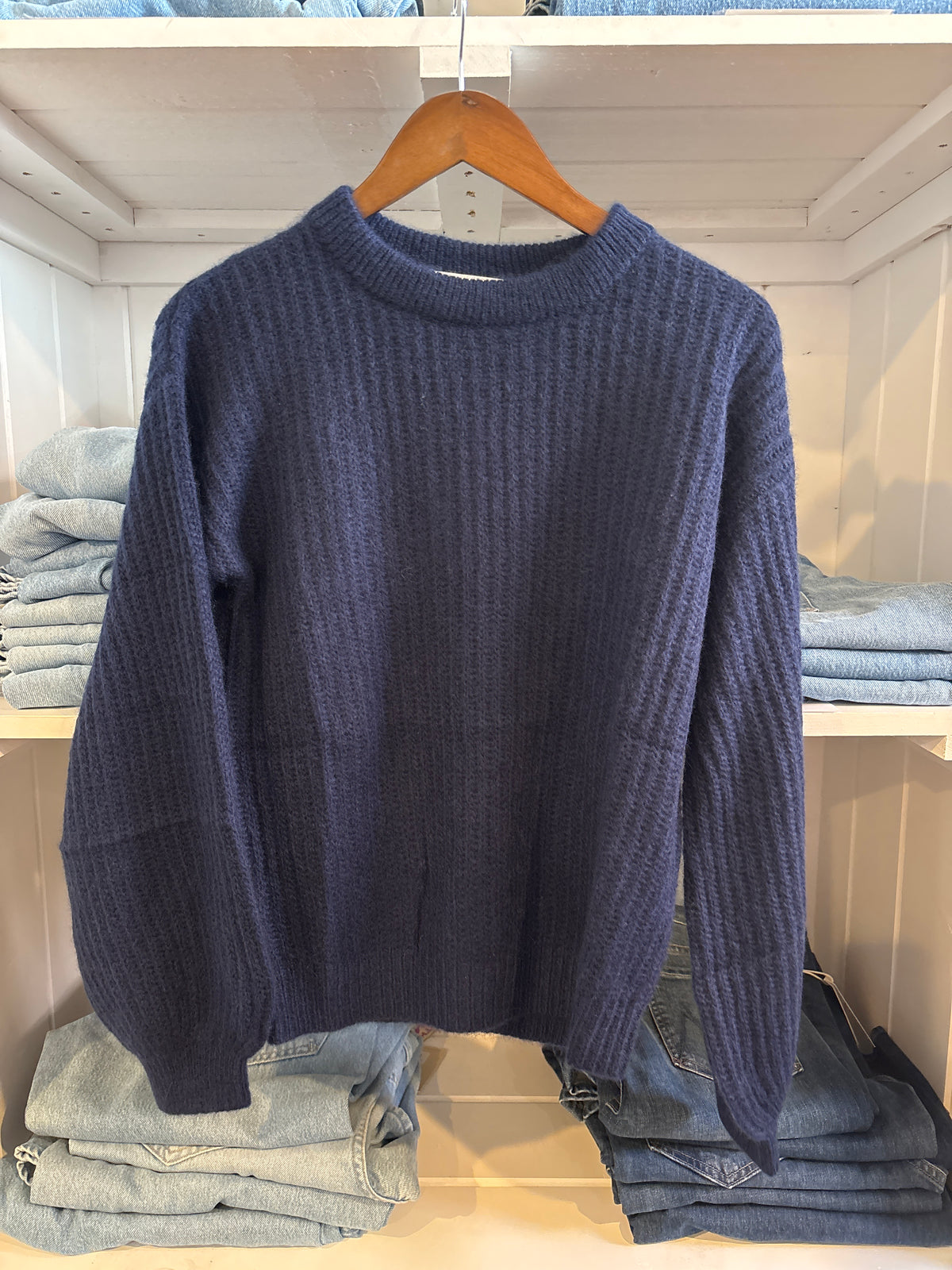 W Cashmere Womens Lyra Crew Neck Pullover