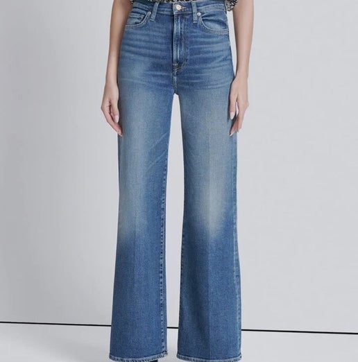7 For All Mankind Luxe Vintage Ultra High-Rise Jo - Petunia