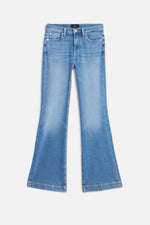7 For All Mankind Dojo in Slim Illusion Bluehaven dressed up or down wide leg jean for rodeo season and everyday wear Utah
