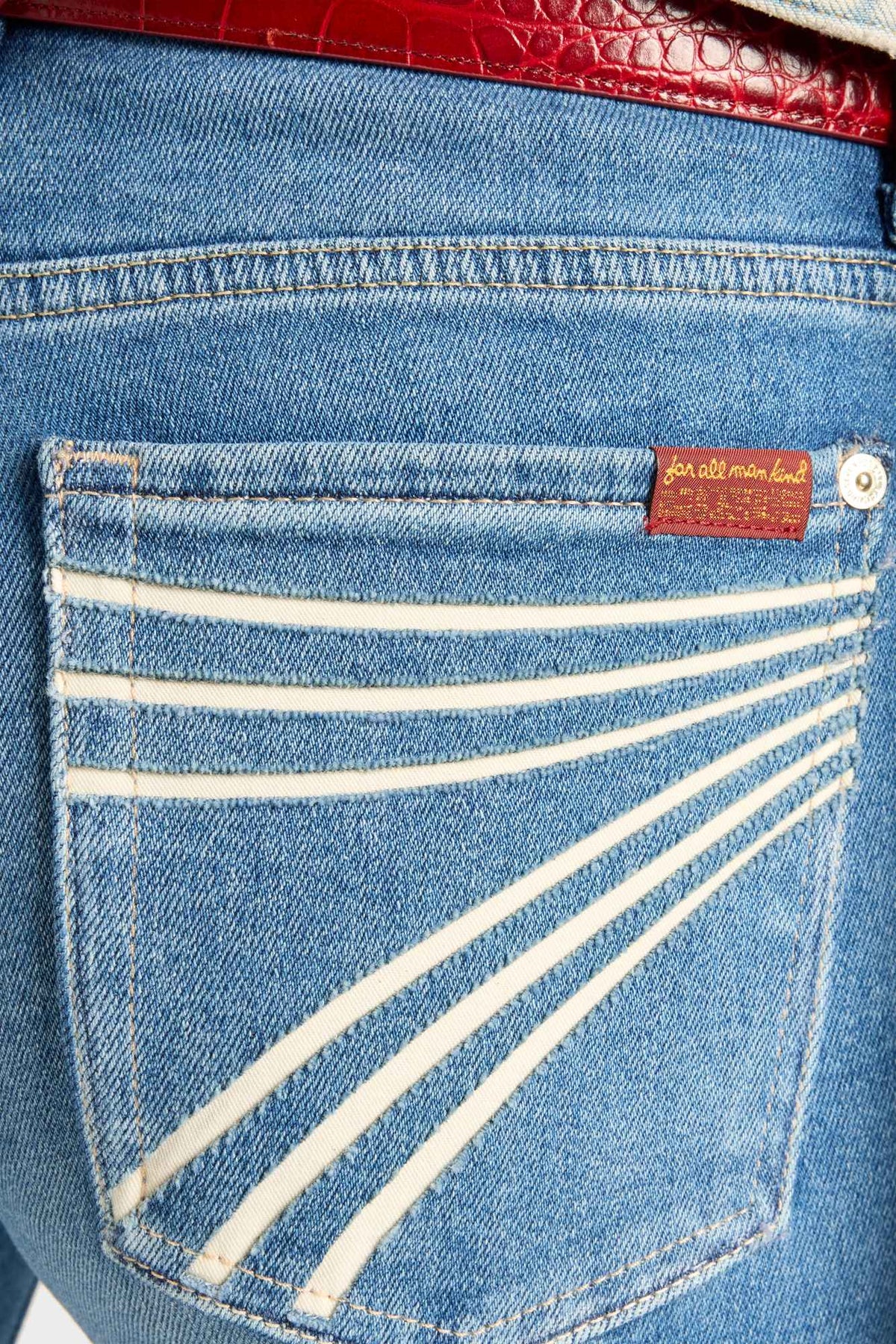7 For All Mankind Dojo Jean in Marine