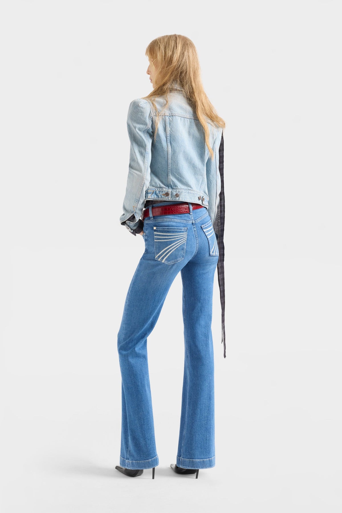7 For All Mankind Dojo Jean in Marine