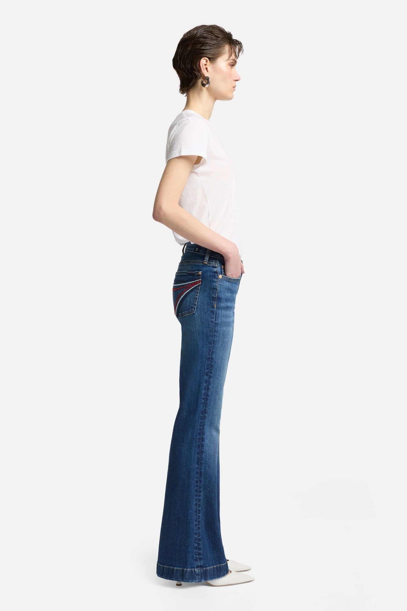 7 For All Mankind Tailorless Dojo In Slim Illusion