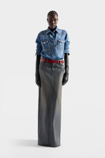 WESTERN SHIRT in Denim Avenue structured collar with regular fit through the body womens western clothing