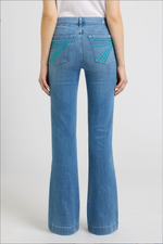 7 For All Mankind Dojo womens western denim jeans new style seven jeans Boltranchstore.com